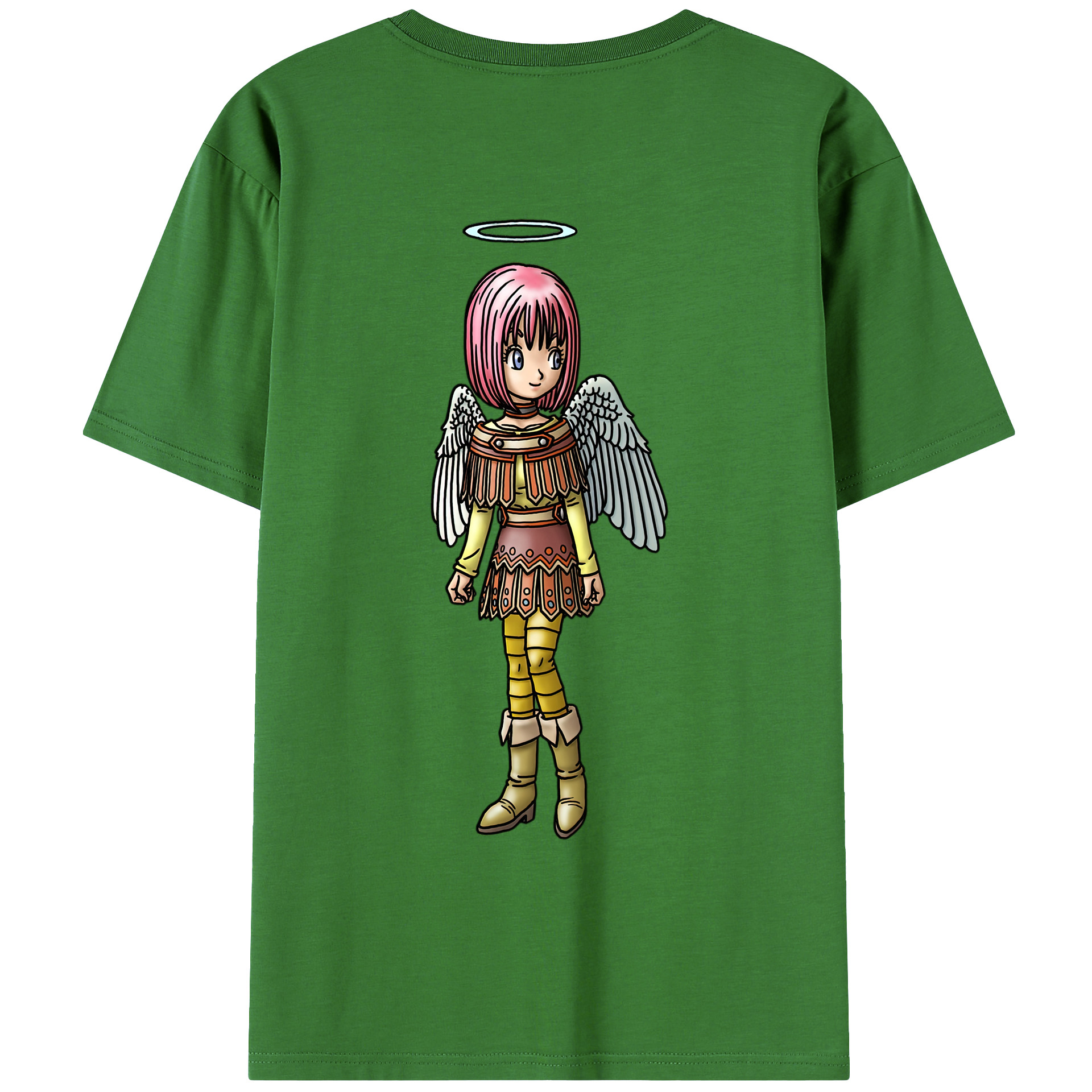 （画像用） ドラゴンクエスト Doragon Kuesuto Dragon Quest レディース半袖Tシャツ(バックプリント)